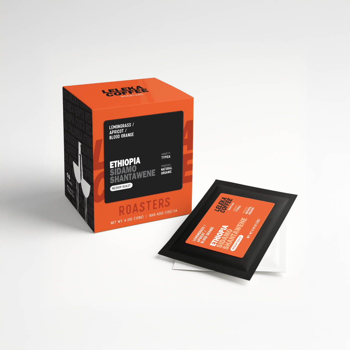 ETHIOPIA SIDAMO SHANTAWENE NATURAL ORGANIC Drip Coffee Box